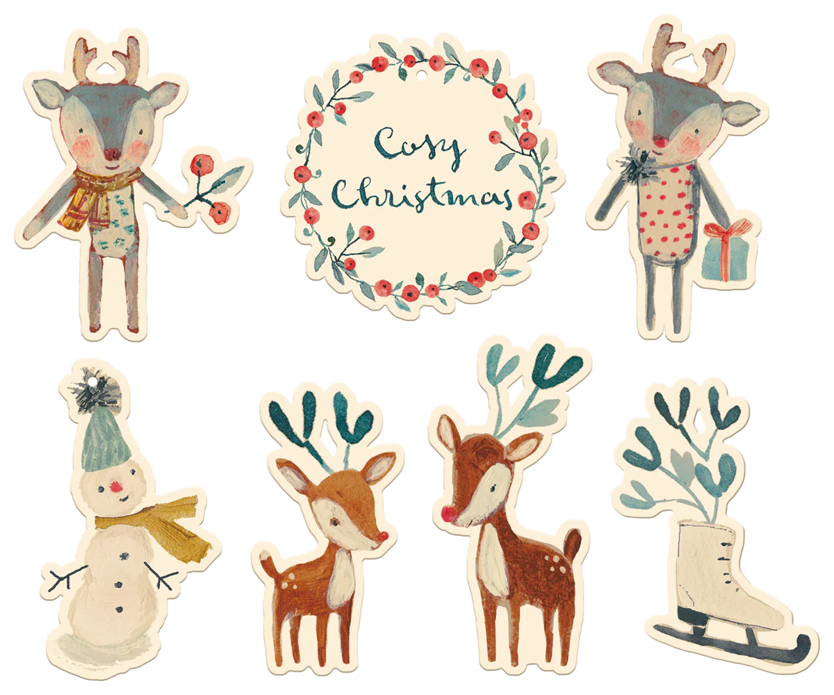 Maileg - Til & Fra Kort Cosy Christmas