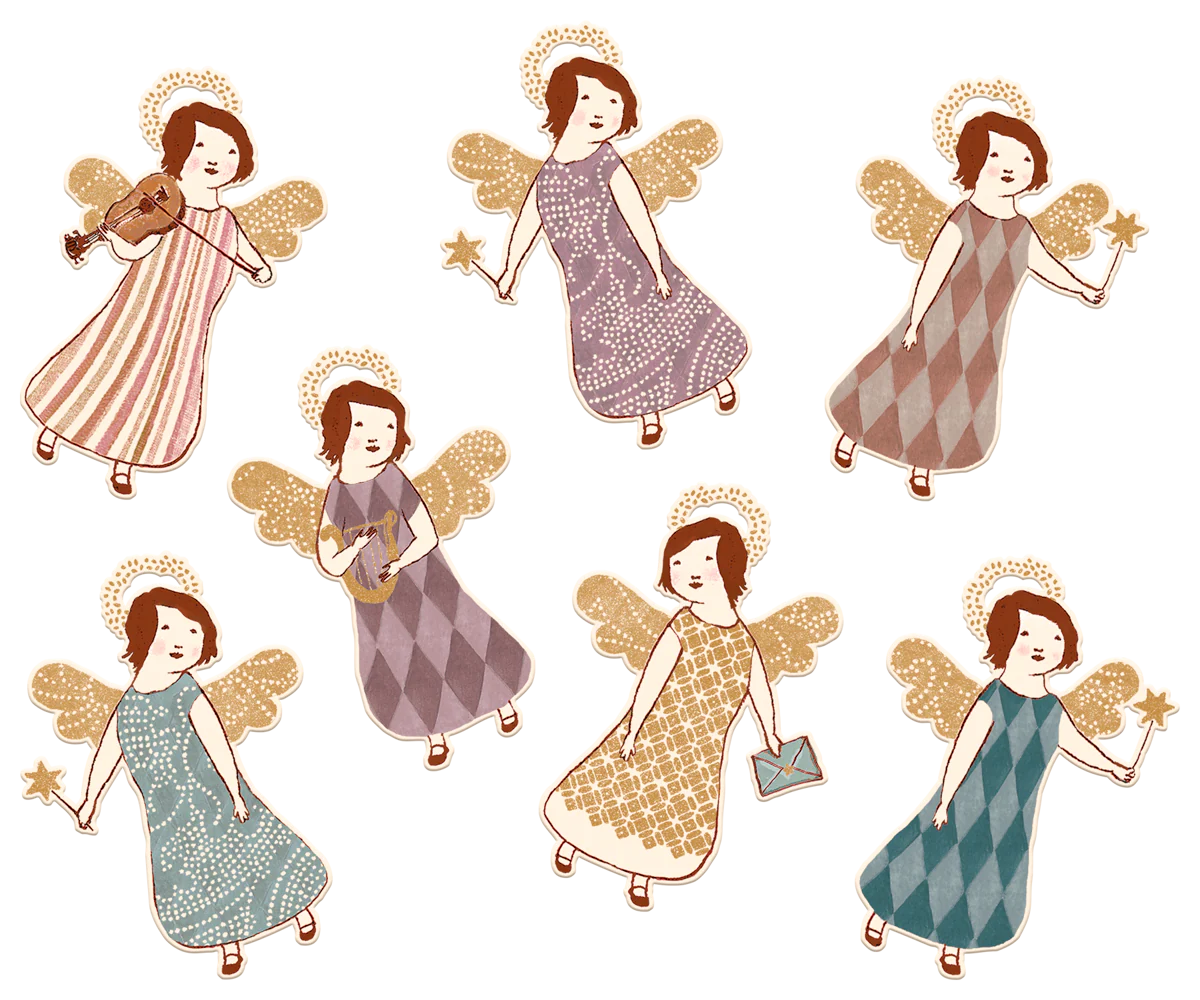 Maileg - Til & Fra Kort Engle