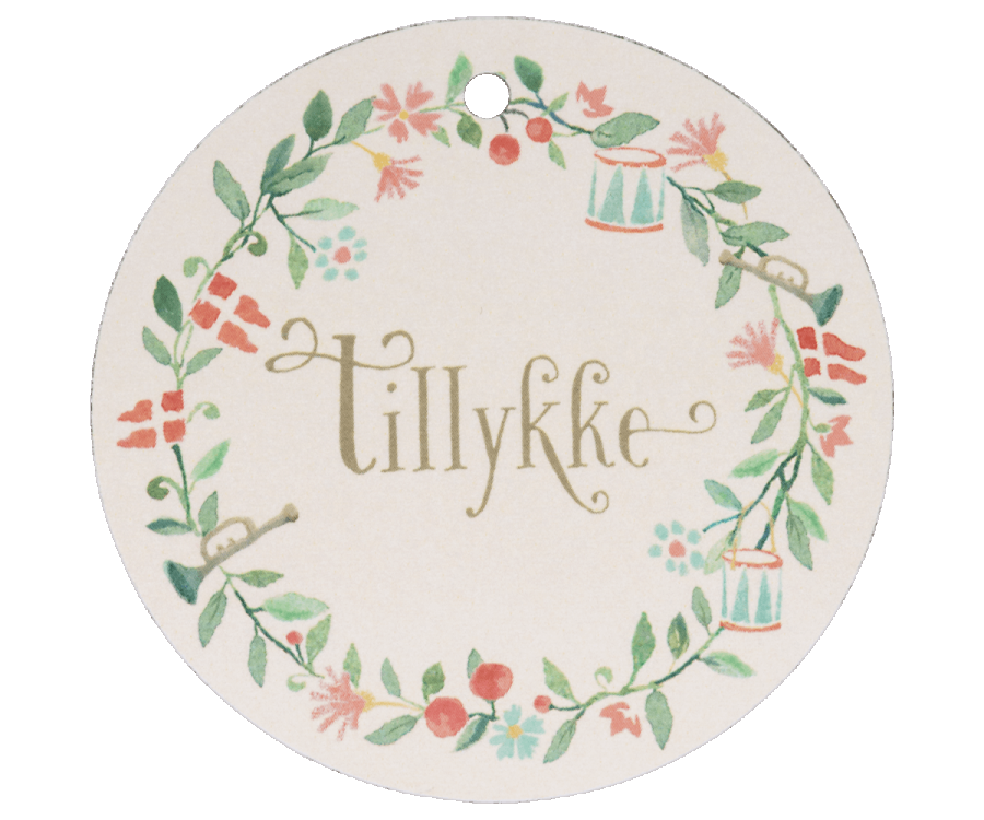 Maileg - Gavemærker Tillykke