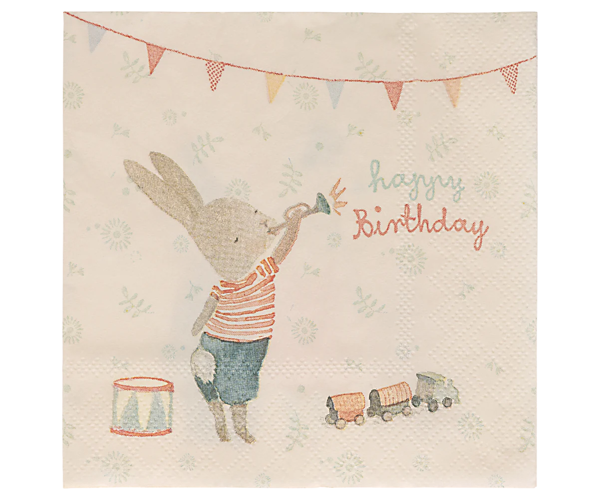 Maileg -Serviet Happy Day 16 stk