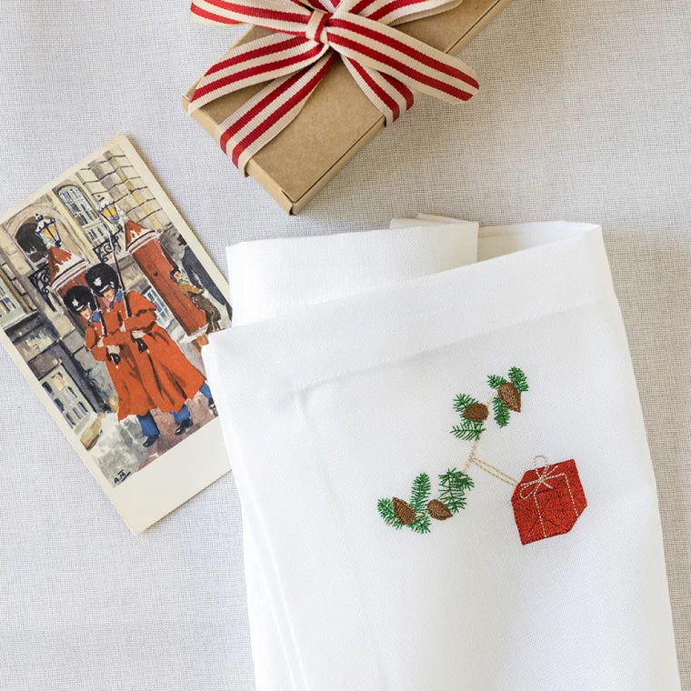 Langkilde & Søn - Juleserviet Rød Gave
