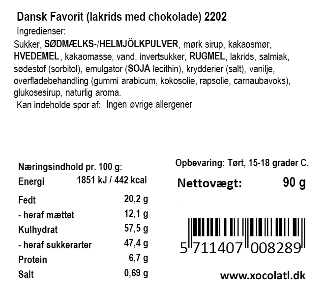 Xocolatl - Dansk Favorit