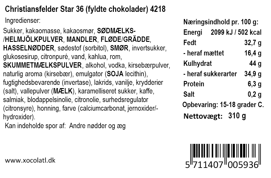 Xocolatl - Christiansfelder Star 36