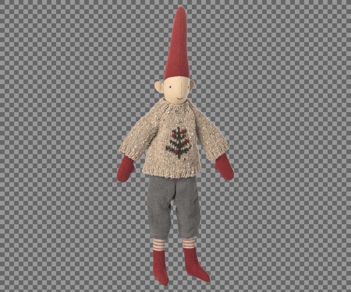 Maileg - Nisse Str. 2 Dreng Strikket Sweater