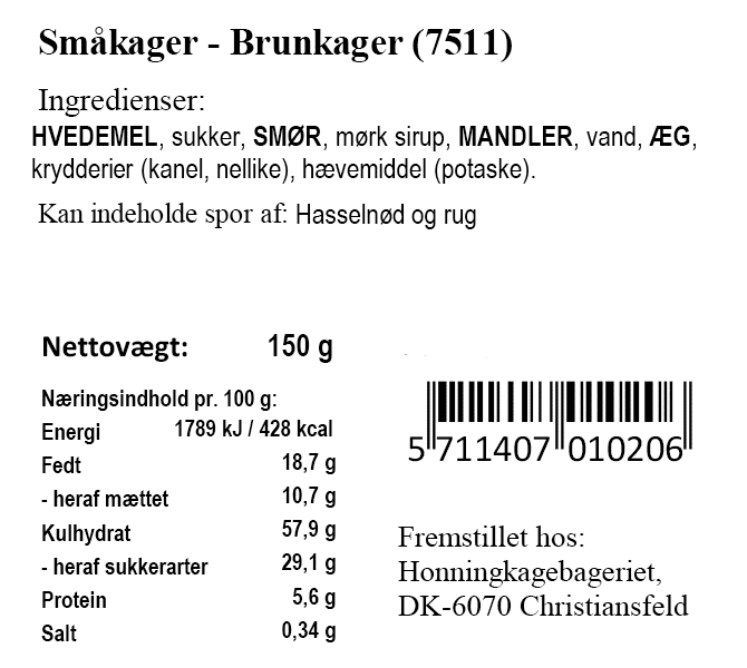 Xocolatl - Brunkager