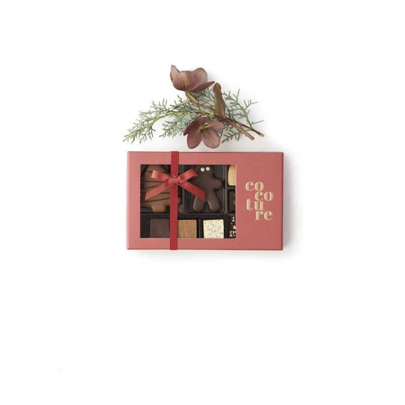 PR Chokolade - 2stk. Jule Marcipanfigurer & Fyldt Chokolade