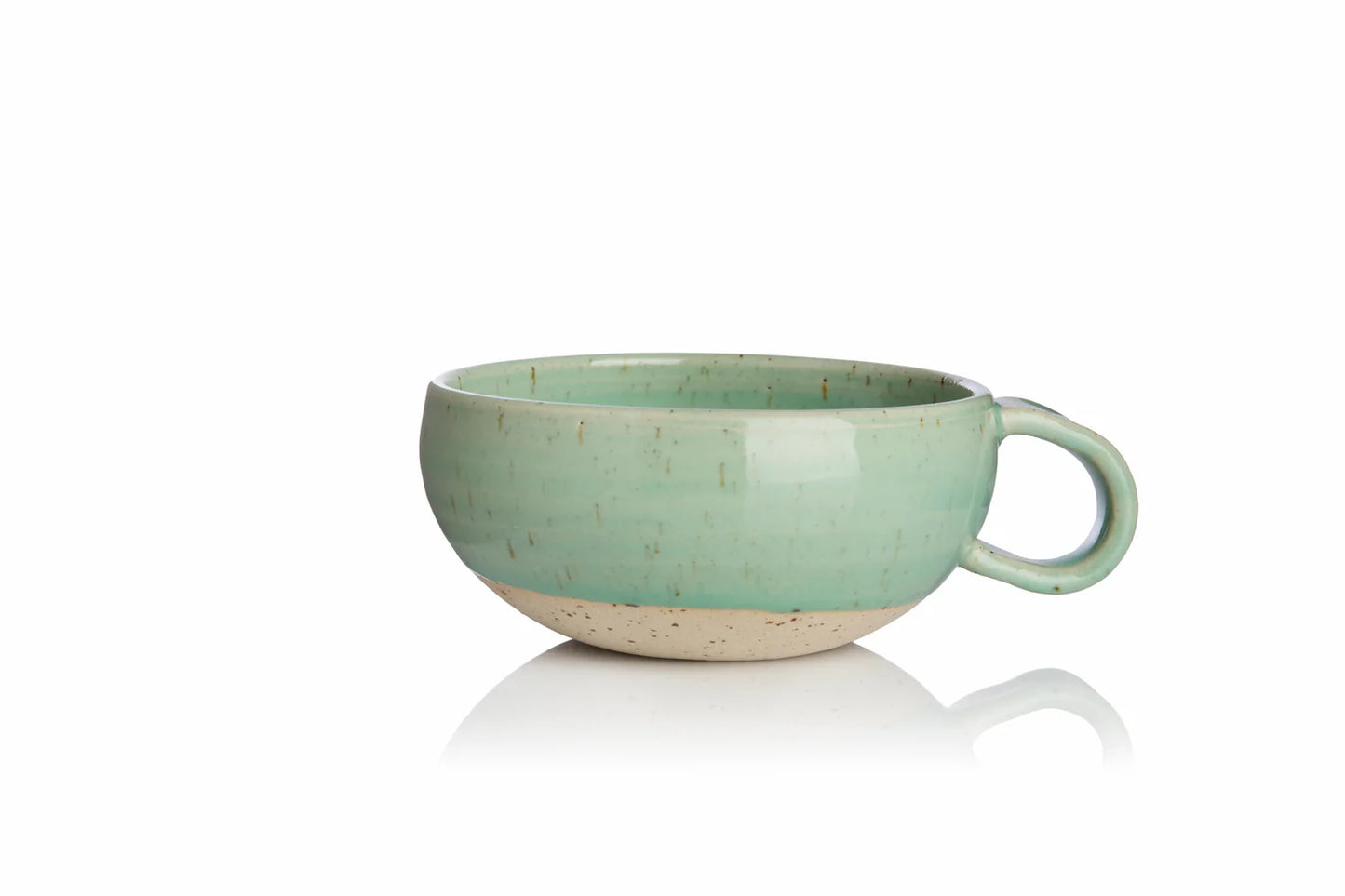 Vangs Keramiske Værksted - Cappuccinokop Mint