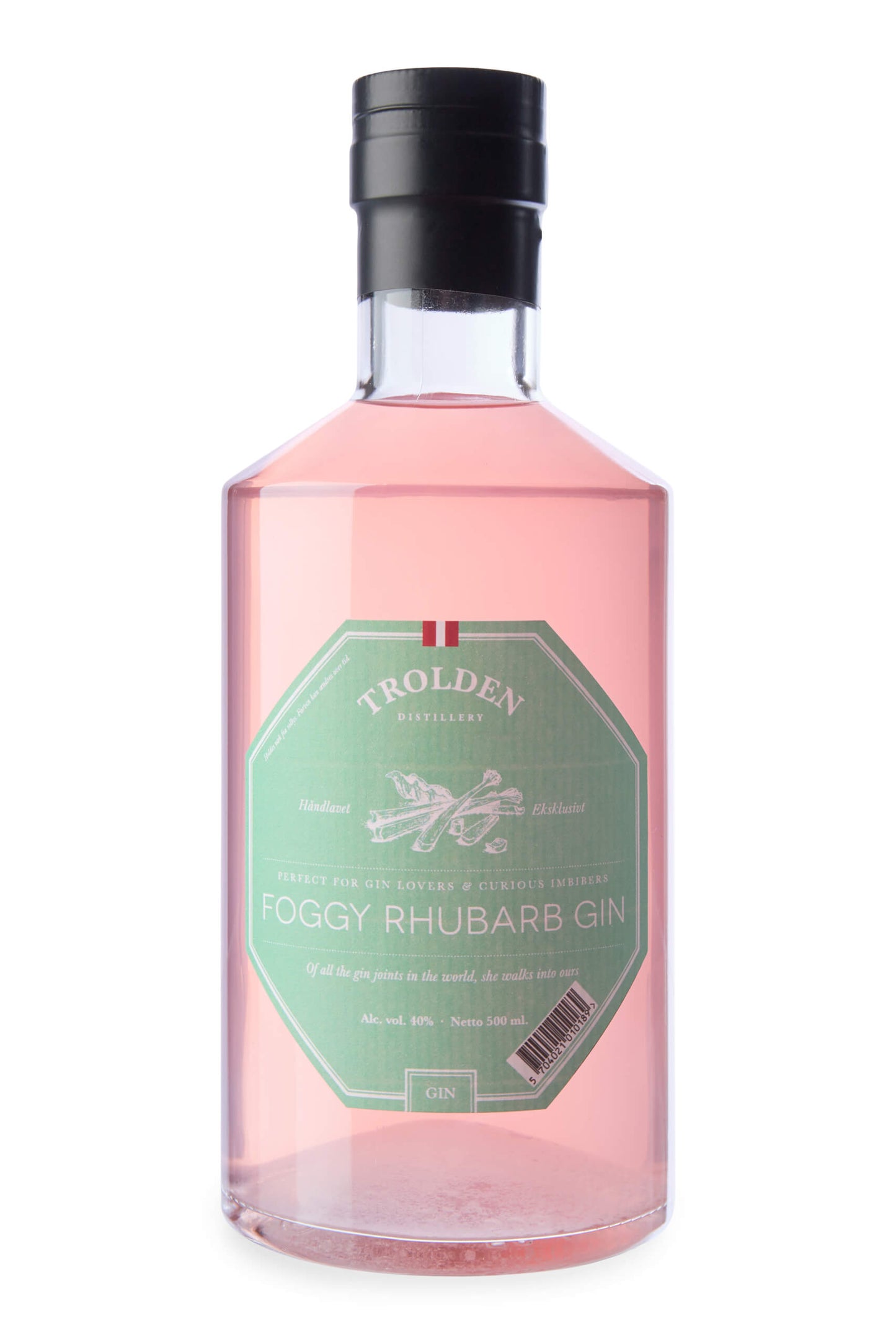 Trolden - FOGGY RHUBARB Infused Gin 50 cl.