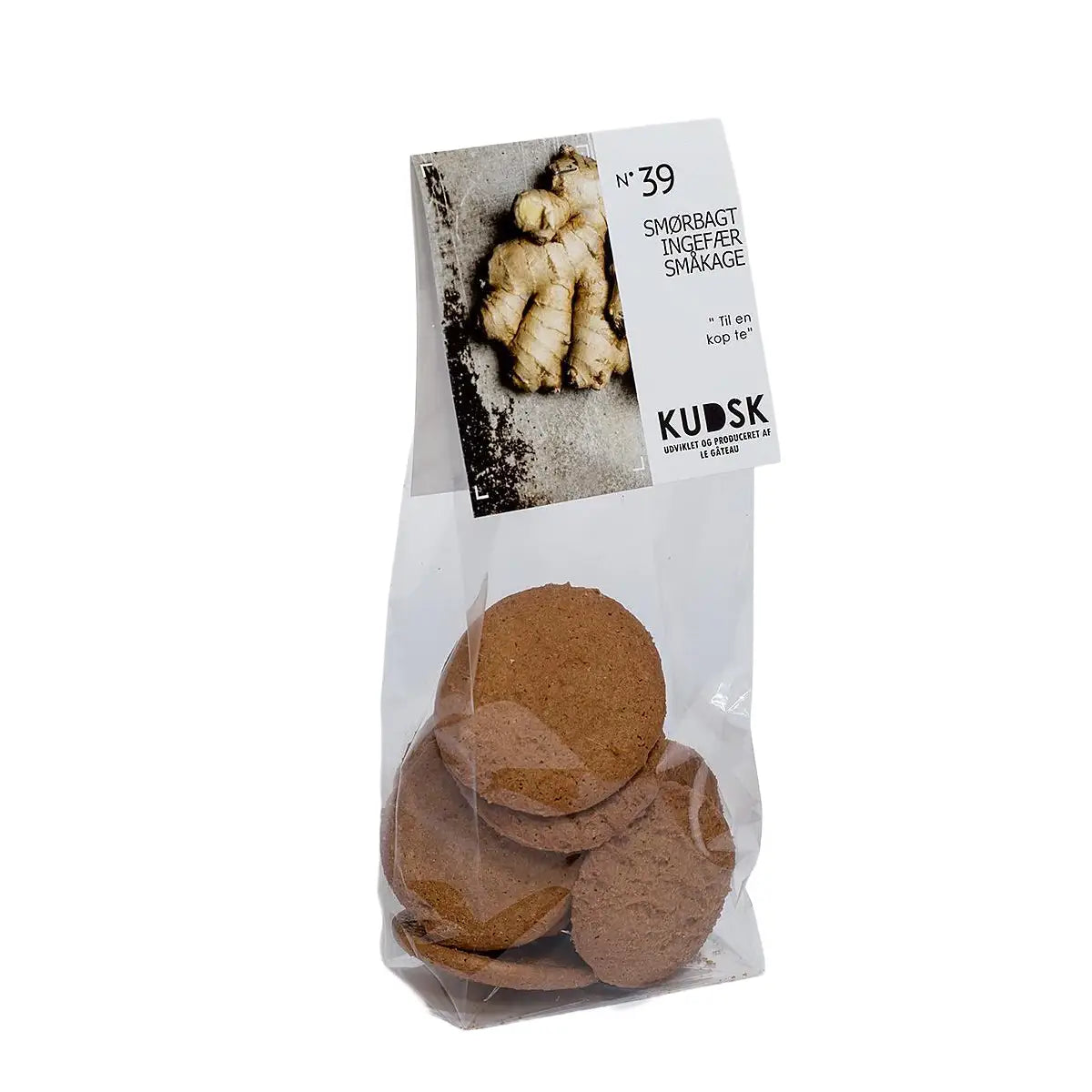 KUDSK Nr.39 Smørbagt Ingefær Småkage med frisk ingefær og smør, 150 g