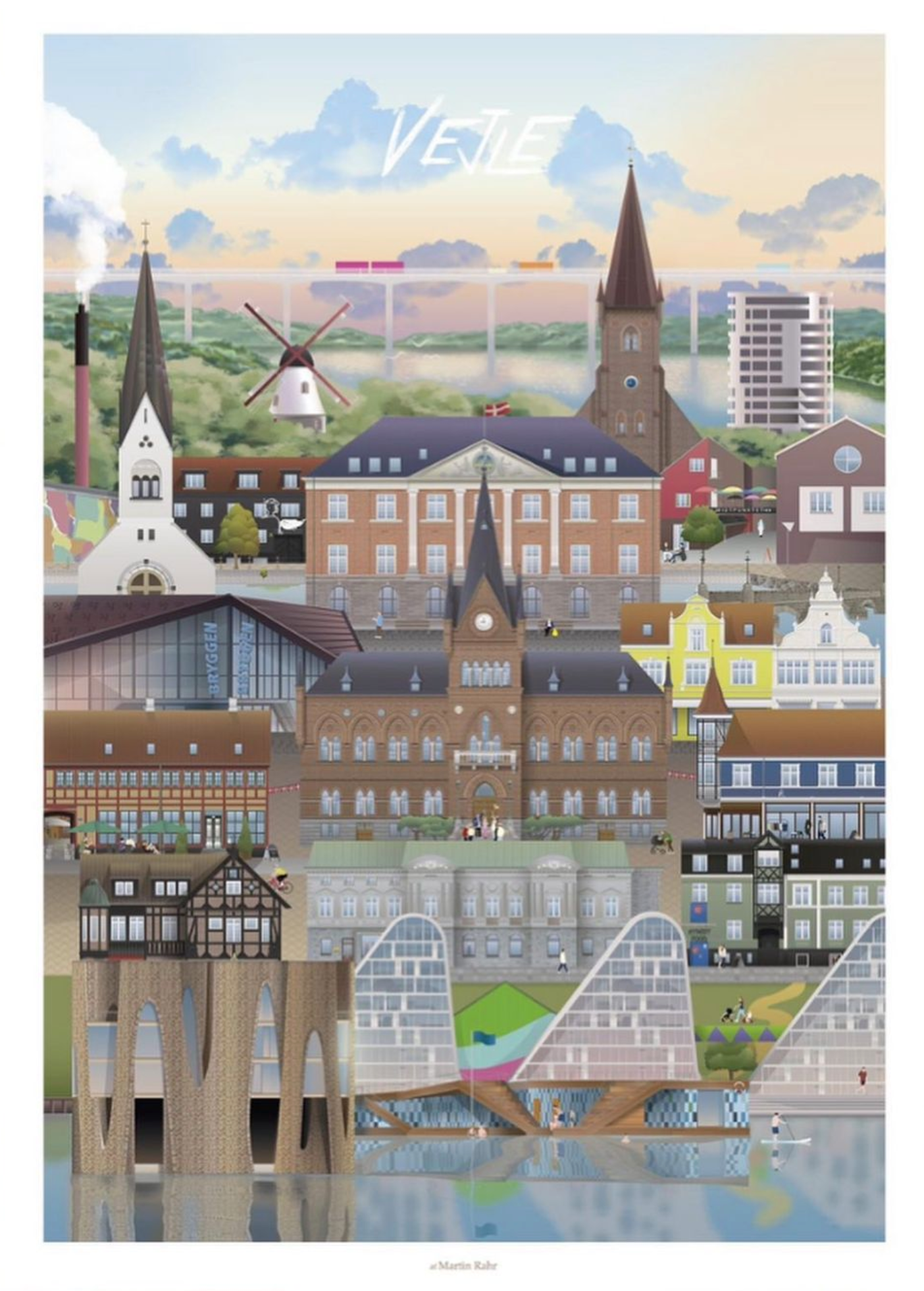 JA TAK - Vejle Plakat - Stor