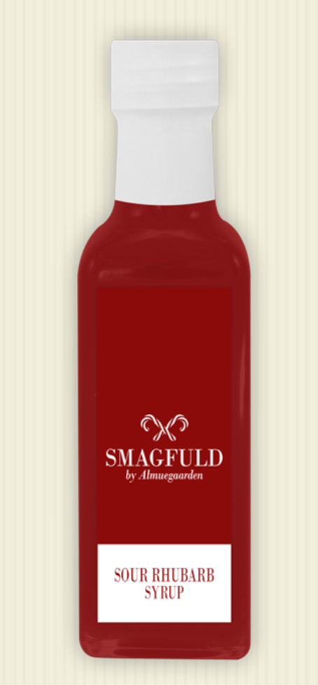 Almuegaarden -  Smagfuld Rabarber Sirup