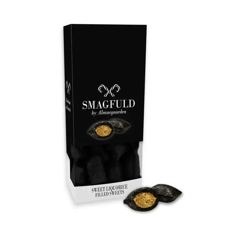 Smagfuld sweet liquorice bolcher fra Almuegaarden