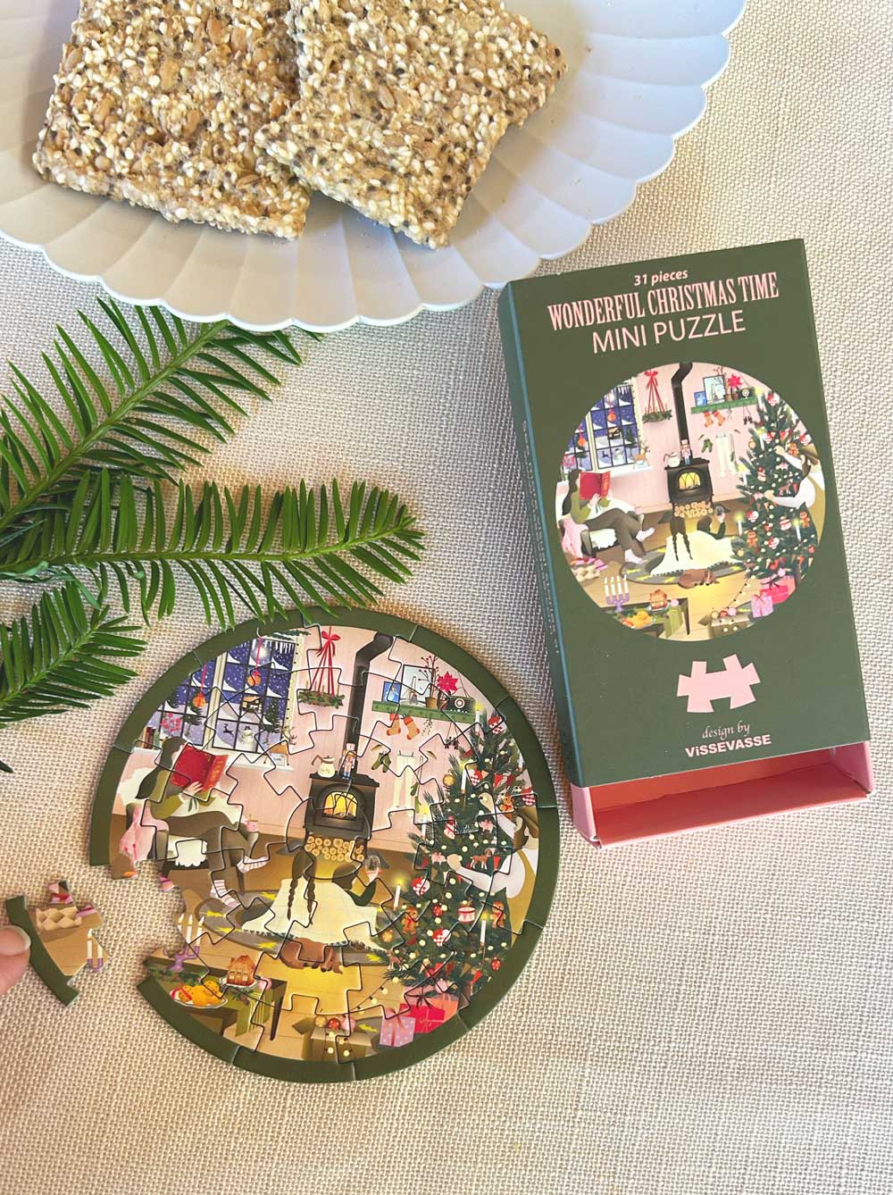 Vissevasse - Wonderful Christmas Time Mini Puzzle 42 Brikker
