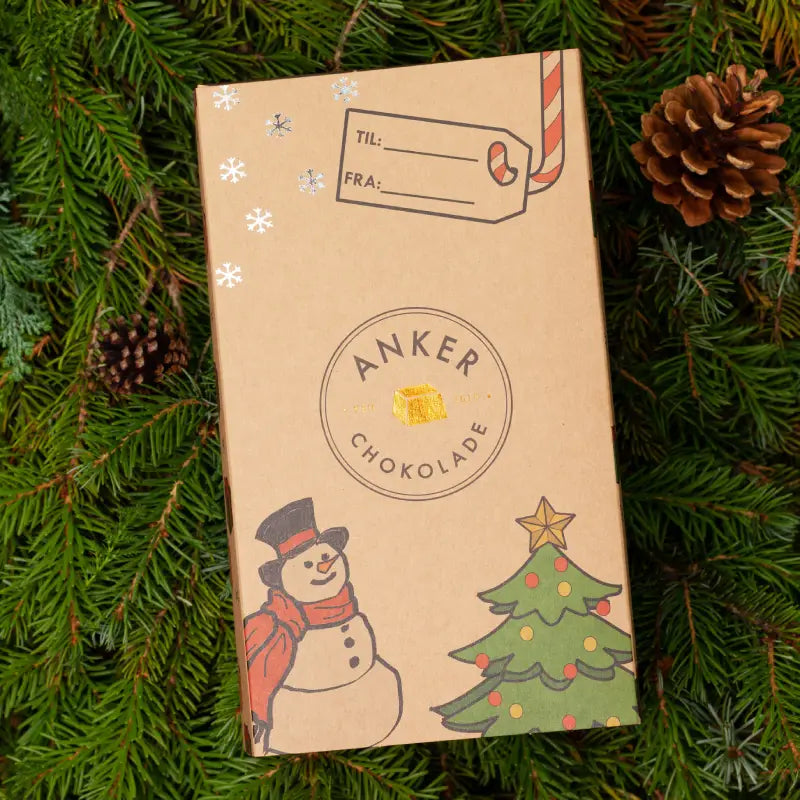 Julekalender Barn økologisk fra Anker Chokolade – 24 fyldte chokoladestykker 220 g