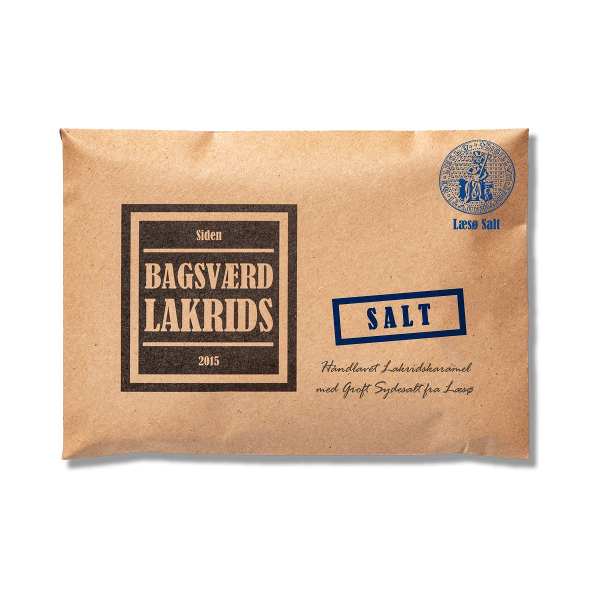 Bagsværd Lakrids Salt – håndlavet dansk saltlakrids med Læsø sydesalt, ca. 160 g