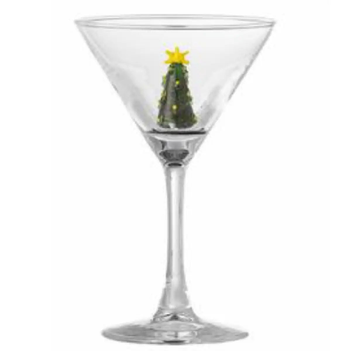 Bloomingville Misa cocktailglas klar mundblæst glas med dekorativ figur i bunden 17 cl