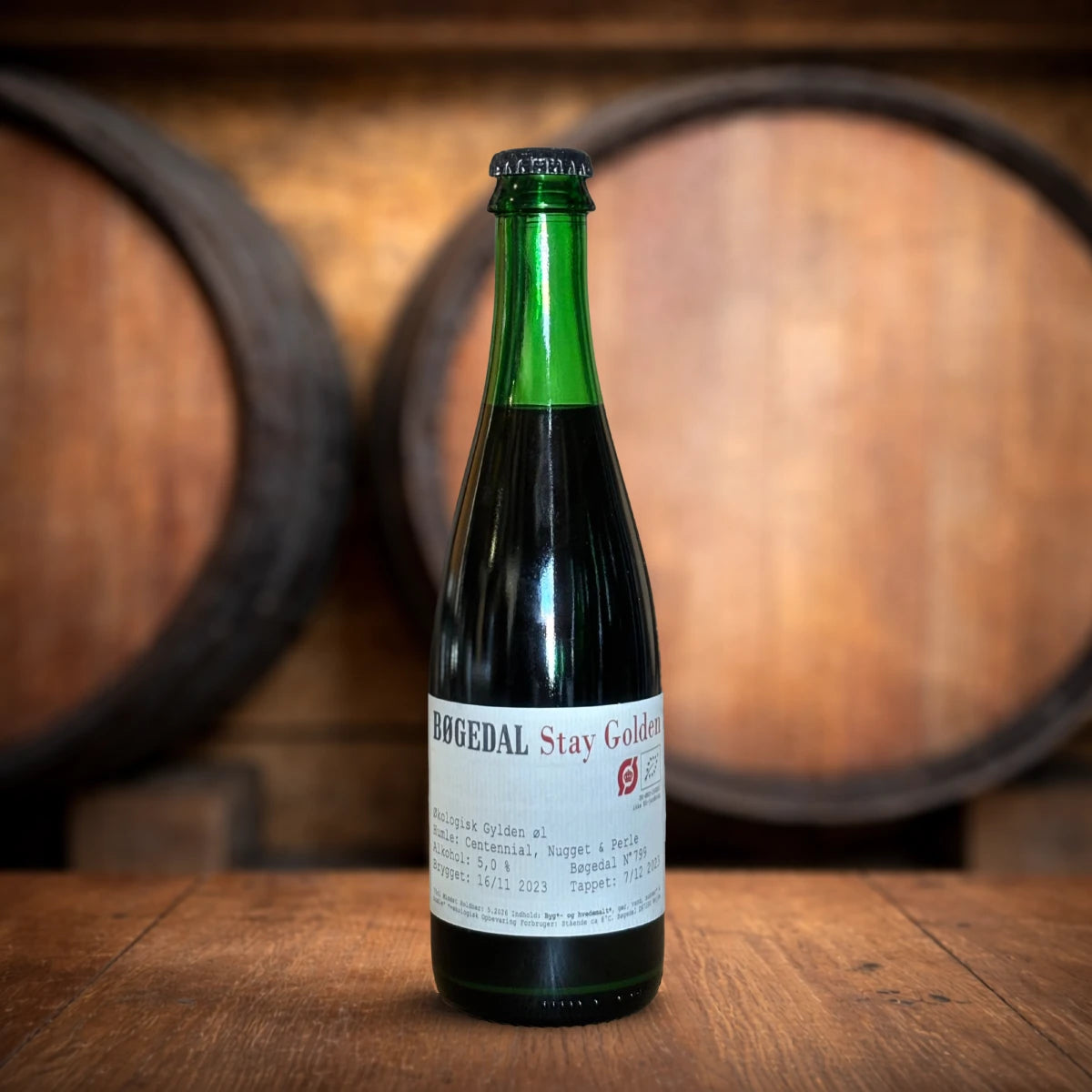 Bøgedal Stay Golden Økologisk No 799 36,5 cl (5,0%) – økologisk brown ale med rund maltfylde og let humlebid
