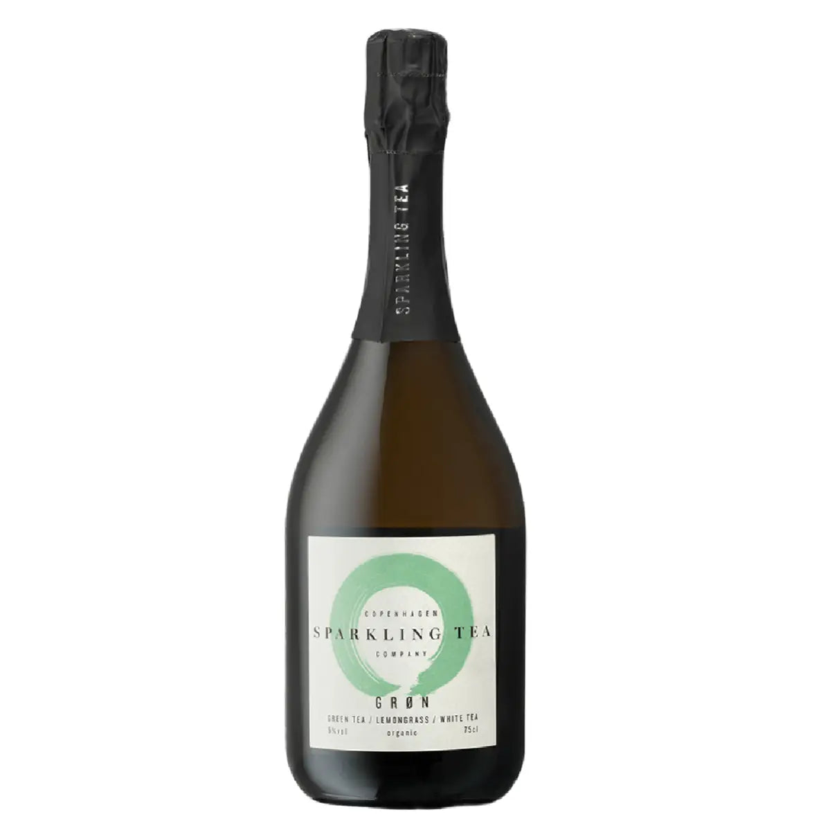 Copenhagen Sparkling Tea Company GRØN mousserende te med citrus, grøn te og ingefær, 75 cl