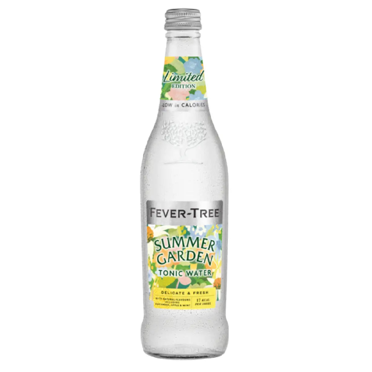 Fever-Tree Summer Garden Tonic Water med grønne æbler, agurk og havemynte, 50 cl