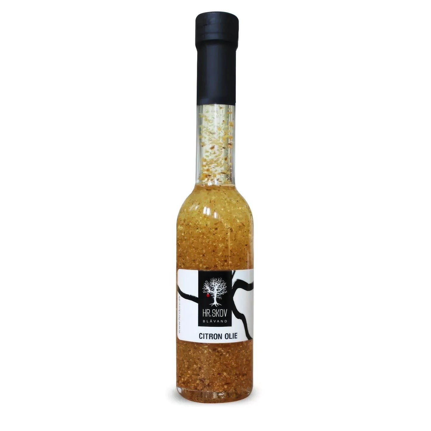 Hr. Skov Citron olie 20 cl – rapsolie med 4% citronskaller, aromatisk citrusolie til finish på fisk, salater, grøntsager og pasta, frisk citrusløft i madlavning