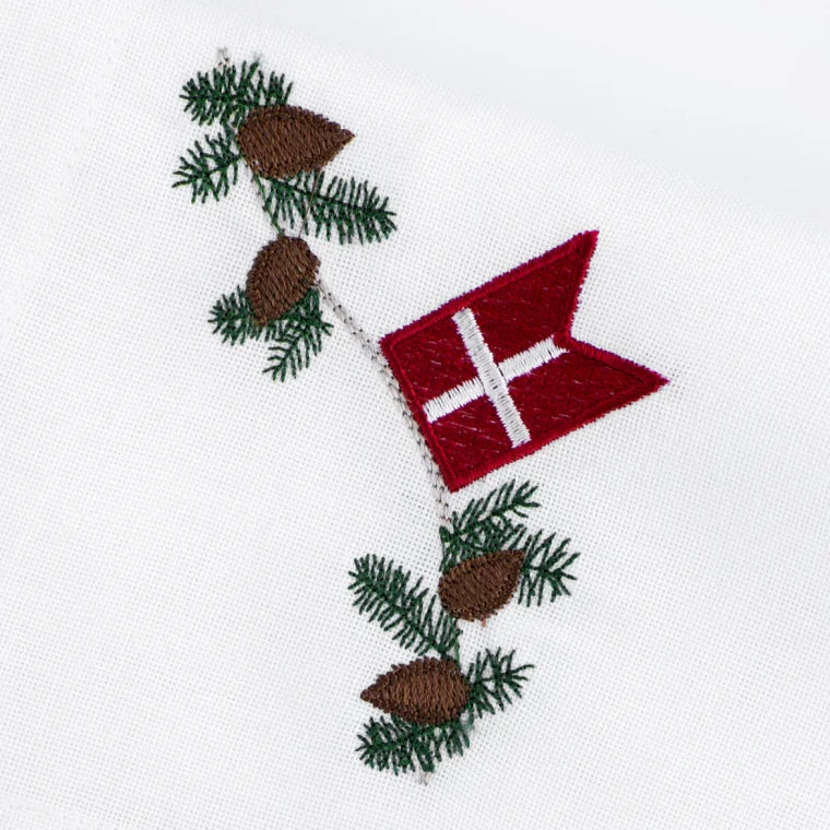Langkilde & Søn - Juleserviet Dannebrog