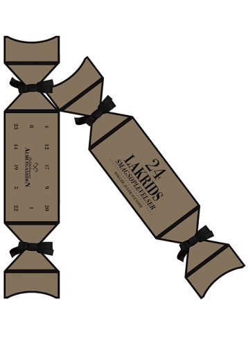 Almuegaarden - Bolche Julekalender Lakrids