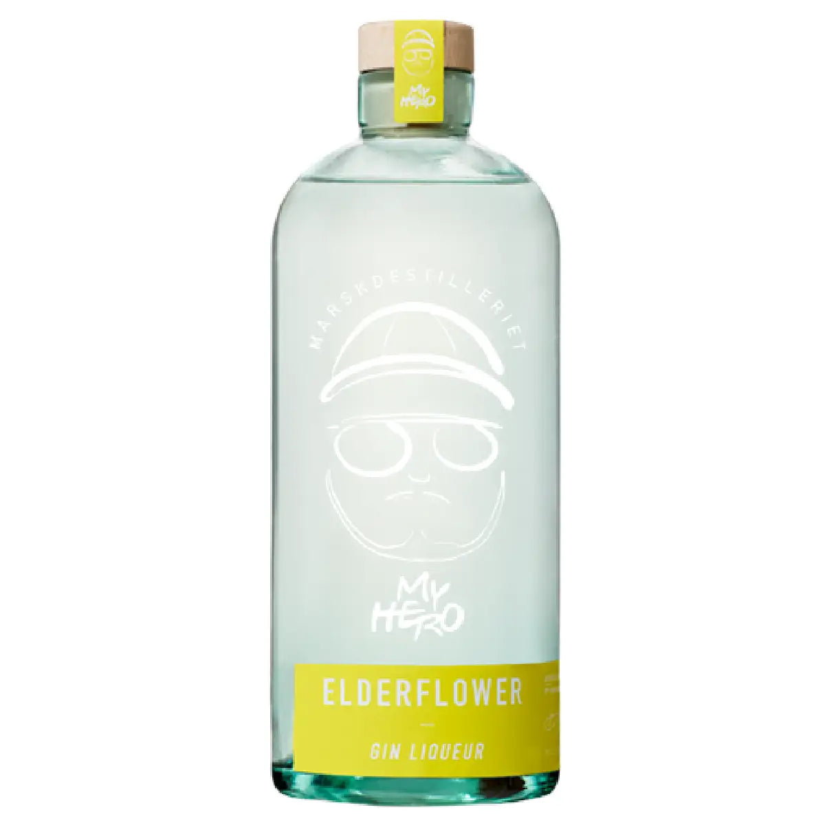 Marskdestilleriet Gin Likør Hyldeblomst med frisk og floral smag, 70 cl
