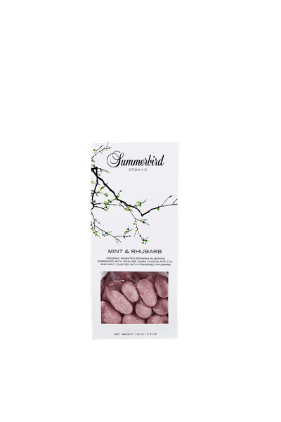 Summerbird - Mint & Rhubarb Mandler ØKO