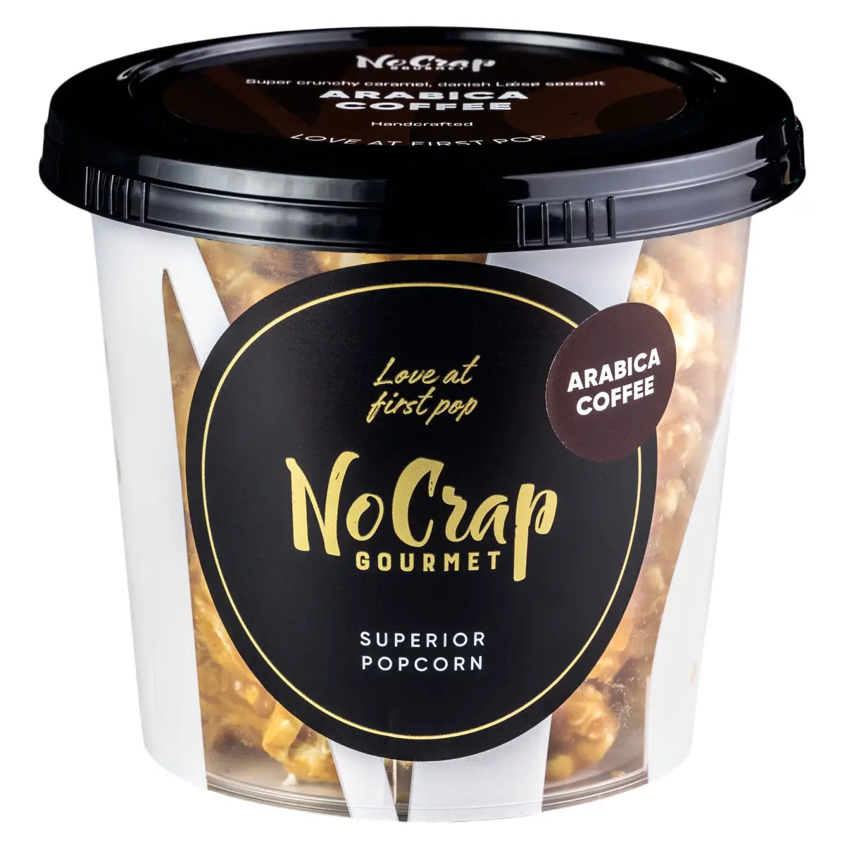 NoCrap Gourmet Arabica Kaffe Popcorn 65 g med karamel og Læsø havsalt