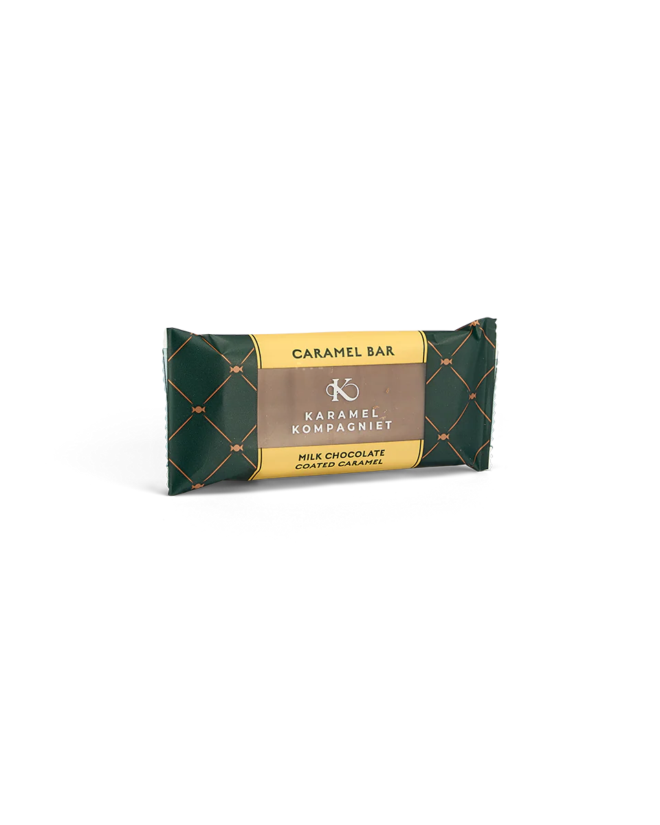 Karamel Kompagniet Karamel Bar Klassisk fløde i lys chokolade 50 g