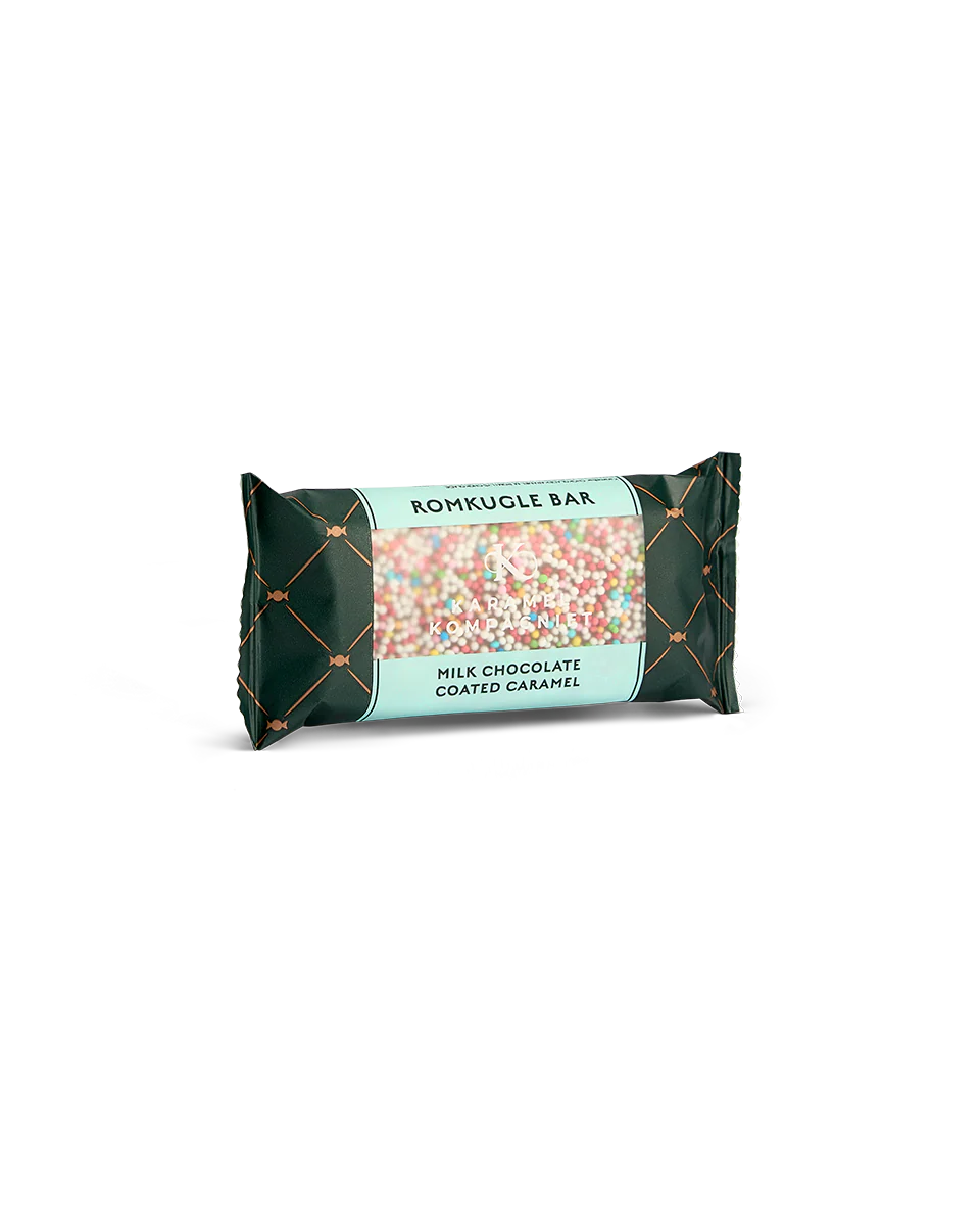 Karamel Kompagniet Karamel Bar Romkugle i lys chokolade 50 g