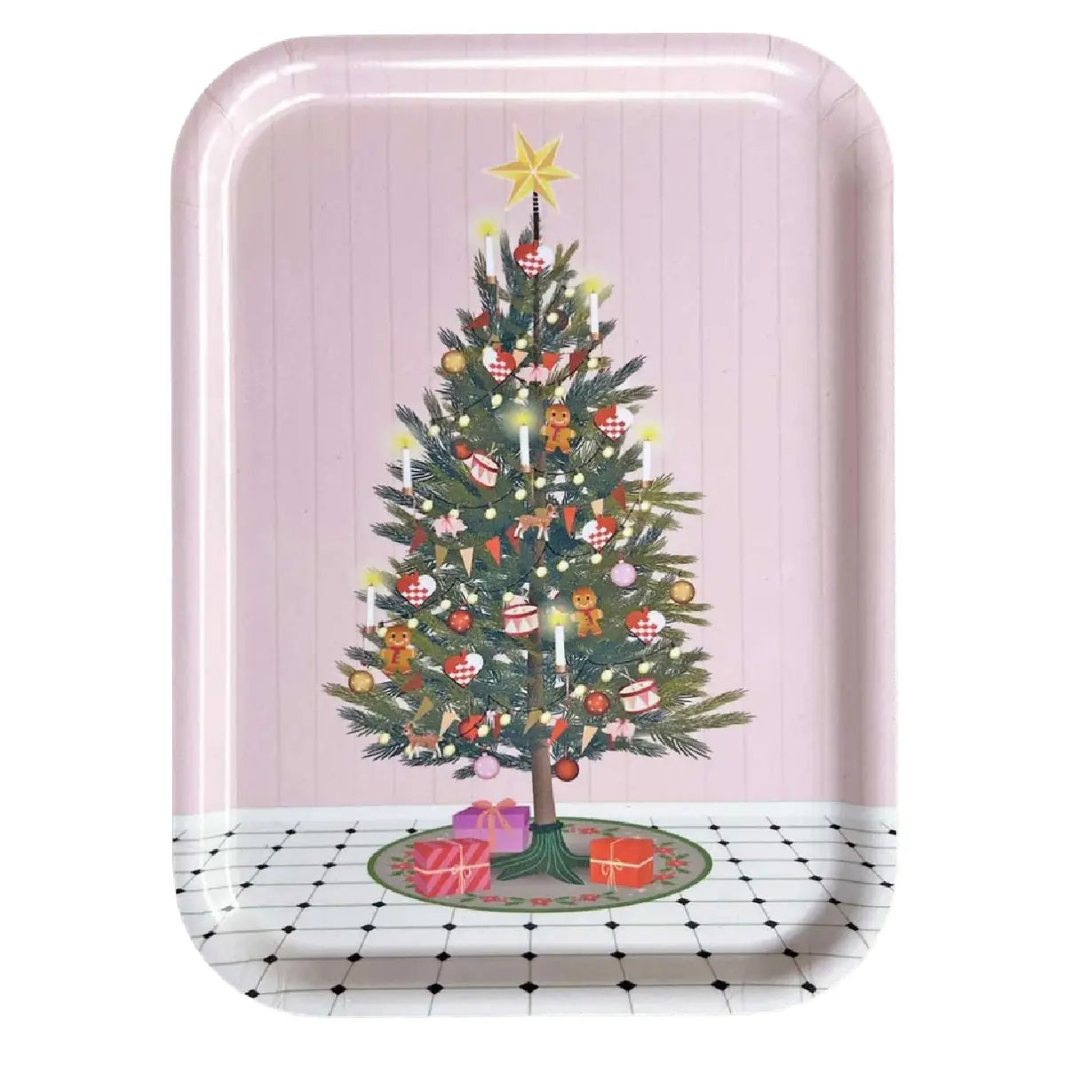 ViSSEVASSE Glowing Christmas Tree bakke med juletræsmotiv 20 × 27 cm