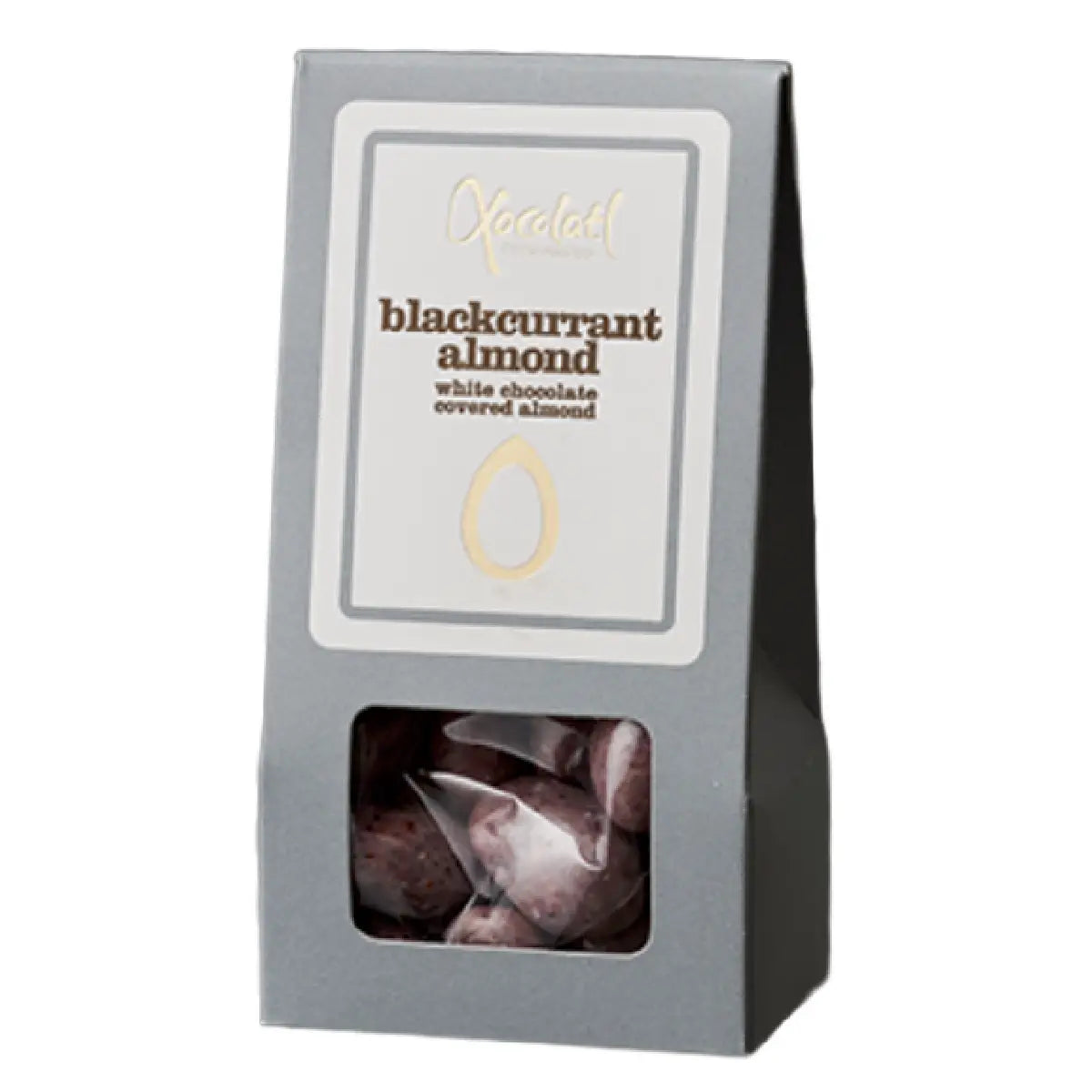 Xocolatl Liquorice Almond Small med mandler, chokolade og lakrids i lille snackpose med 45 g