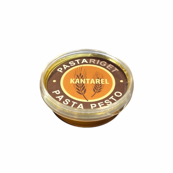 kantarel pasta pesto