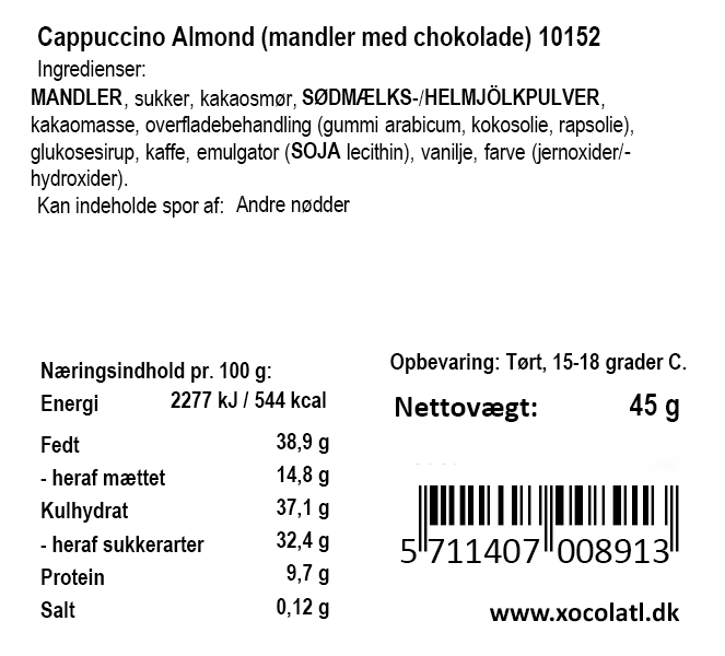 Xocolatl - Cappuccino Almond