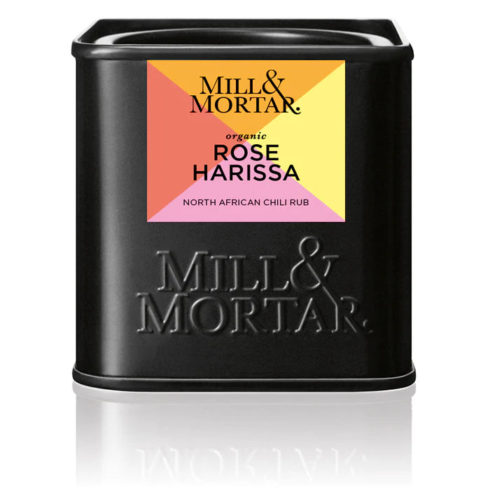 Mill & Mortar Rose Harissa Chilirub økologisk krydderiblanding 50 g