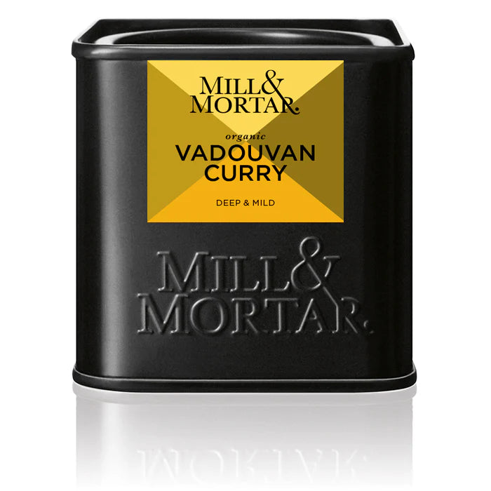 Mill & Mortar Vadouvan Karry økologisk krydderiblanding 50 g