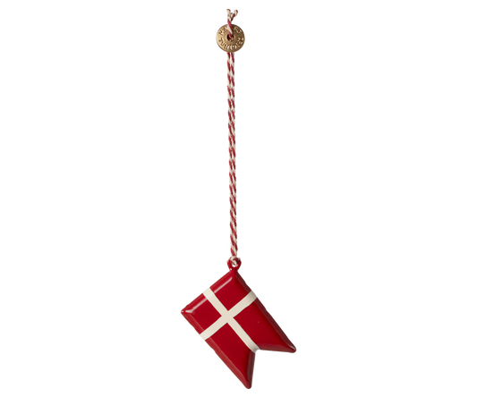 Maileg - Metalophæng Dannebrog