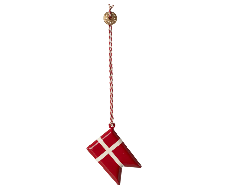 Maileg - Metalophæng Dannebrog