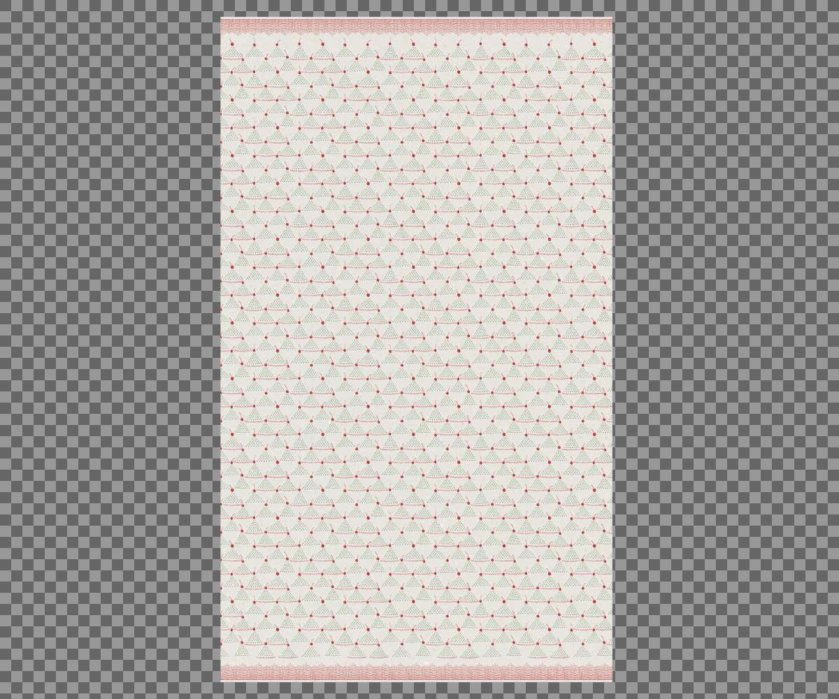 Maileg - Gavepapir 10 m Cherry Rød