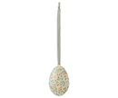 Maileg - Påskeæg Ophæng Blade Mørk Mint/Mint