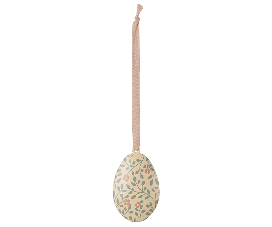 Maileg - Påskeæg Ophæng Blade Oliven
