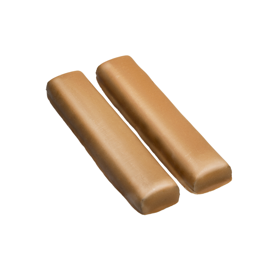 Bagsværd Lakrids Guld Symfoni stænger 2 stk 90 g – håndlavet salt lakrids med Læsø salt overtrukket med karamelliseret hvid chokolade (DULCE), gylden chokoladelakrids med rund sødme og salt balance