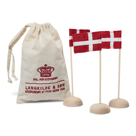 Langkilde & Søn - Mini Bordflag 3 stk