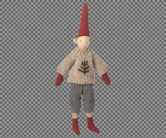 Maileg - Nisse Str. 2 Dreng Strikket Sweater