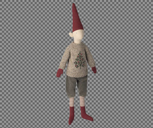 Maileg - Nisse Str. 5 Dreng Strikket Sweater