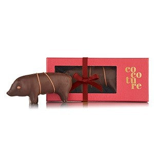 PR Chokolade - Marcipangris I Rød Cocoture Æske