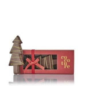 PR Chokolade - Marcipan Juletræ Med Mørk Chokolade