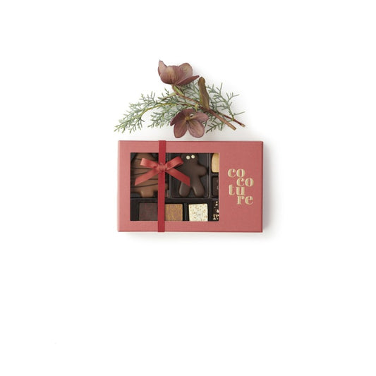 PR Chokolade - 2stk. Jule Marcipanfigurer & Fyldt Chokolade