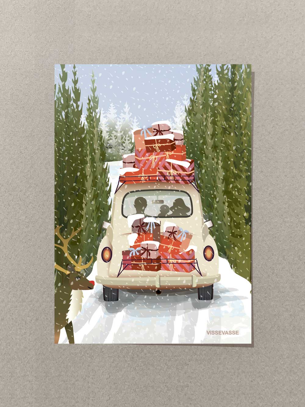 Vissevasse - All Packed For Christmas Kort